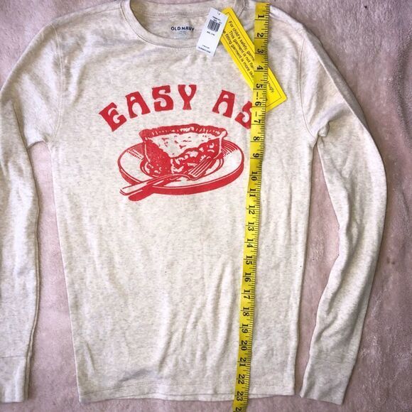 NWT Unisex XXL (14) Old Navy LS Pajama Top - Picture 5 of 6